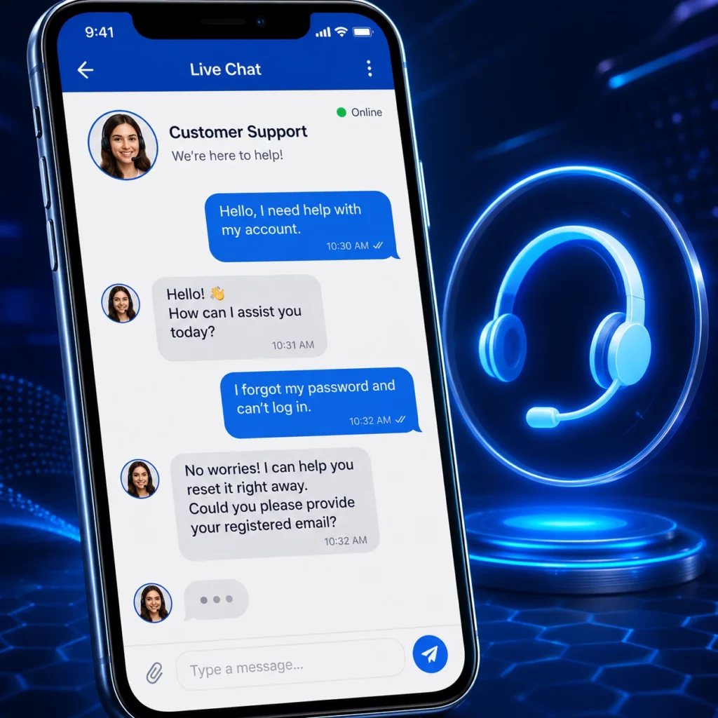 Customer Support via Mobile