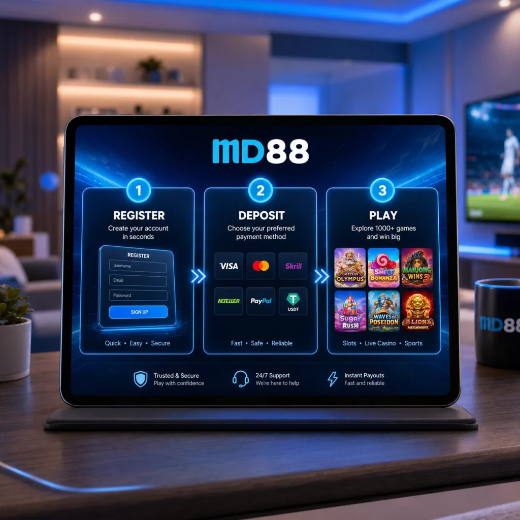 How to Play at MD88 Casino